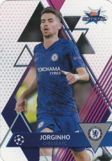 Jorginho Chelsea 2019/20 Topps Crystal Champions League Base card #46